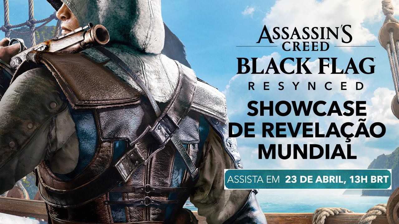 Ubisoft confirma revelação de Assassin’s Creed Black Flag Resynced para abril
