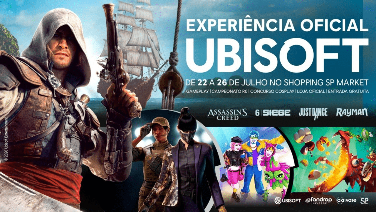 Ubisoft abre loja pop-up em São Paulo