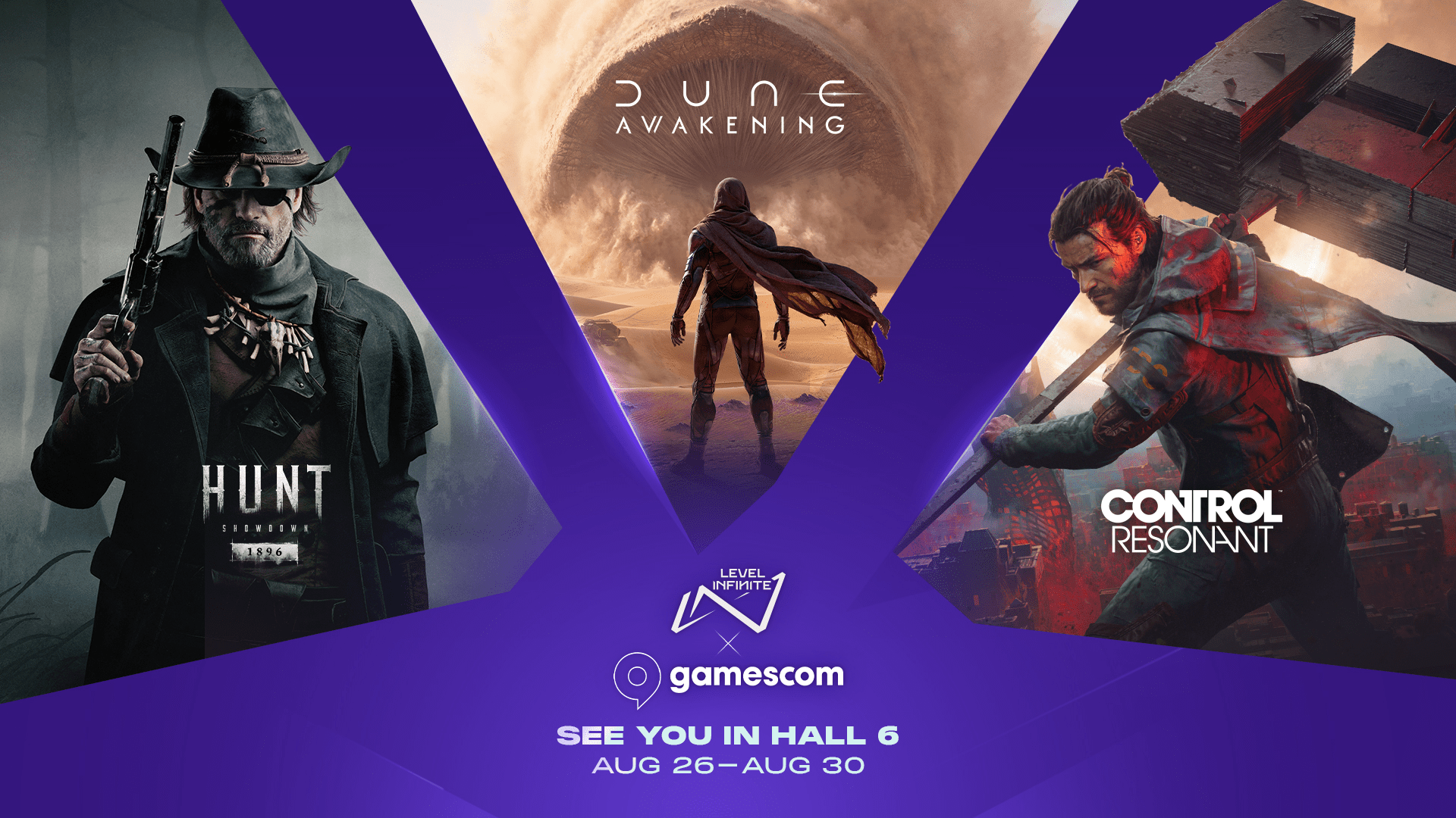 Level Infinite confirma atrações para a gamescom 2026 com Control Resonant, Dune: Awakening e mais